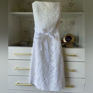 Lilly Pulitzer Eyelet/Crochet Strapless Dress